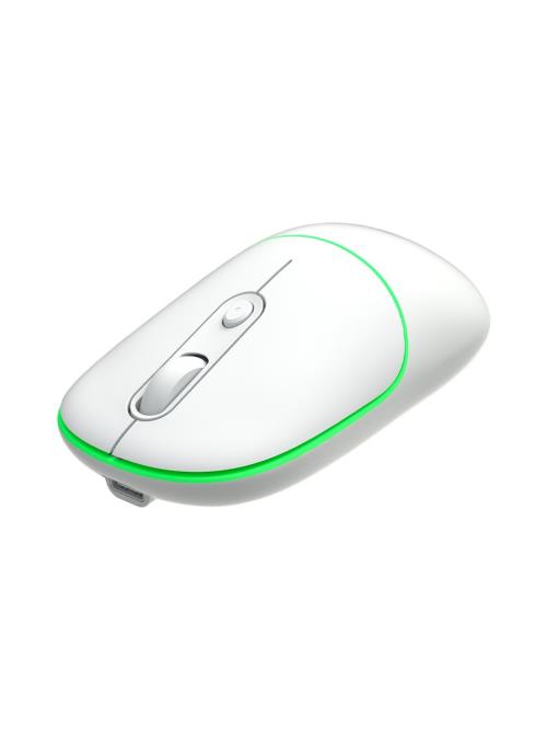 En ucuz Lenovo Lecoo WS210 Bluetooth & 2.4G WiFi Kablosuz Şarjlı MOUSE BEYAZ